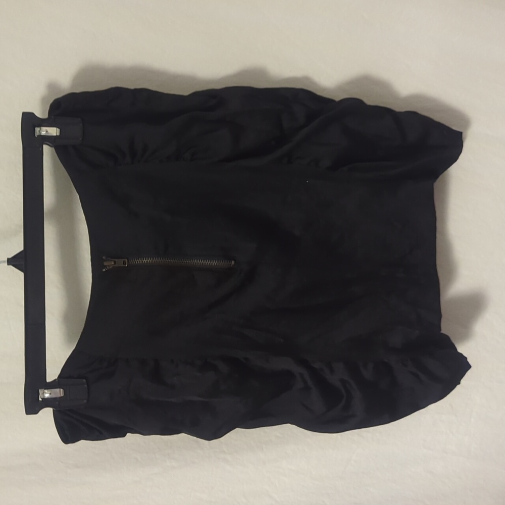 ✨5/$25✨ Lush Nordstrom black satin skirt - Picture 5 of 9